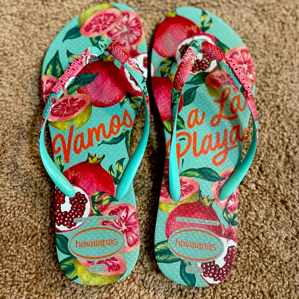 Havaianas Flower Flip Flop!!